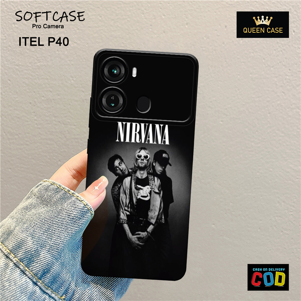 Softcase Hp Itel P40 Terbaru - Fashion Case Band - Case Hp Itel P40  - Casing Hp Itel P40 - Kesing H