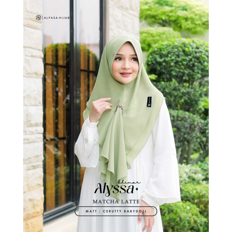 Terlaris ✔️✔️ Alyssa khimar by Alfasa hijab