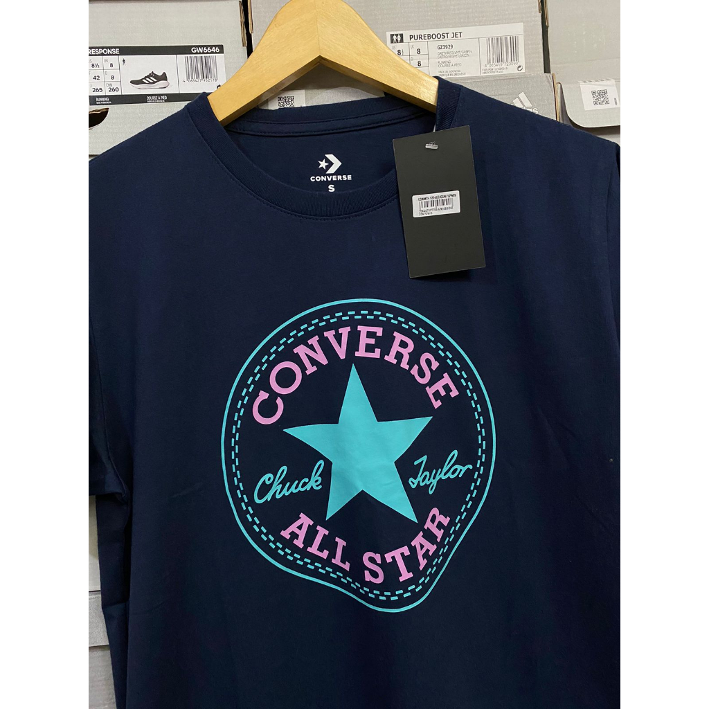 Converse Gotoct Tee Dark Navy CONMT4122467 Kaos Pria Original