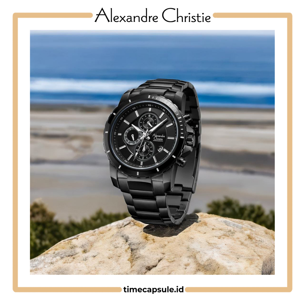 Jam Tangan Pria ALEXANDRE CHRISTIE Original AC 6141 MC Men's Watch