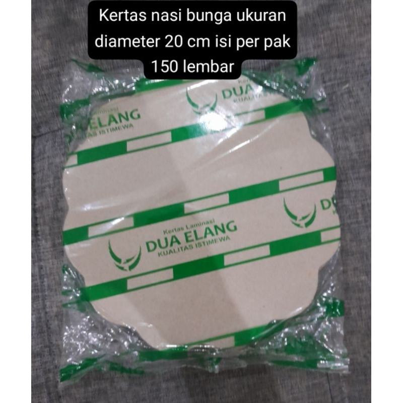 

Kertas Nasi Bunga Diameter 20 cm