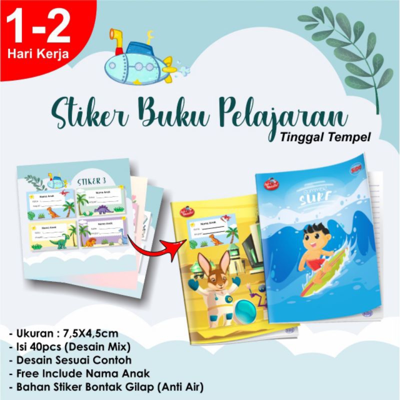 

[ISI 40PCS] Stiker Mapel | Stiker Buku Pelajaran | Stiker Mapel Custom | Label Buku Pelajaran Sekolah | Stiker Mata Pelajaran