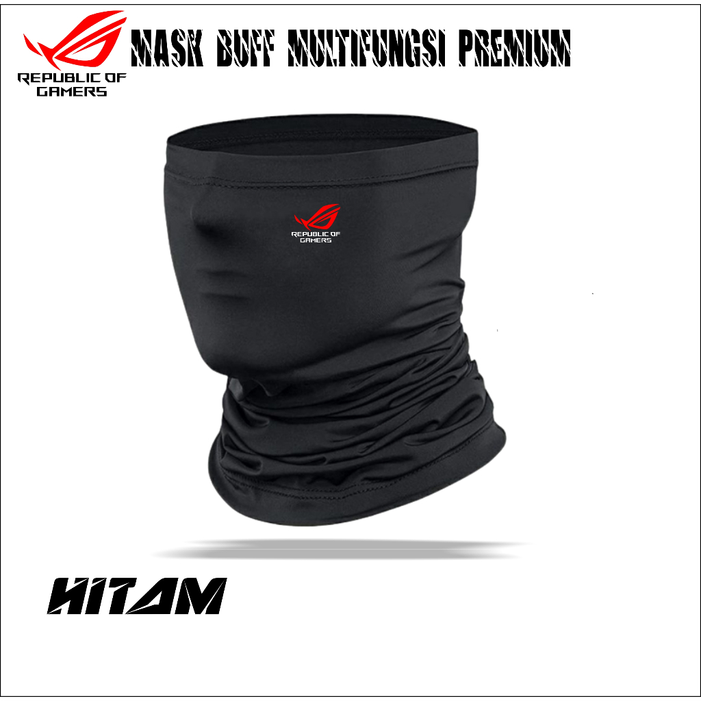 Mask Buff Bandana Multifungsi Premium Pengendara Motor ROG