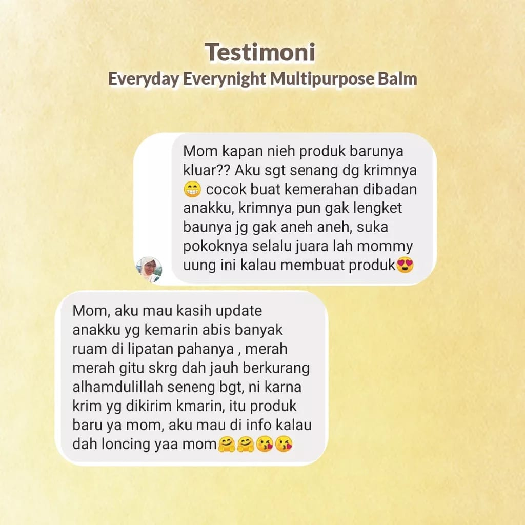 Moell Everyday Everynight - Multipurpose Balm 30g / Cream Pelembab Bayi - Natural Organic