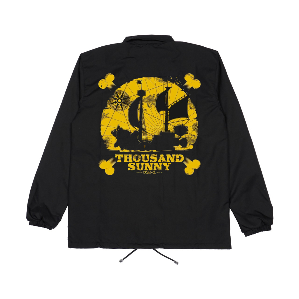 Coach Jaket Anime One Piece Thousand Sunny