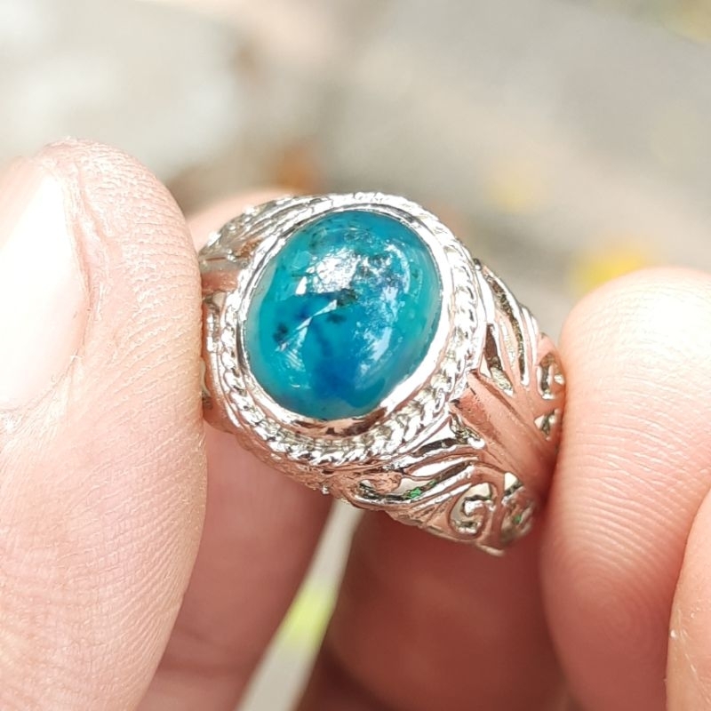 Cincin Batu Bacan Doko Majiko Asli Natural Original