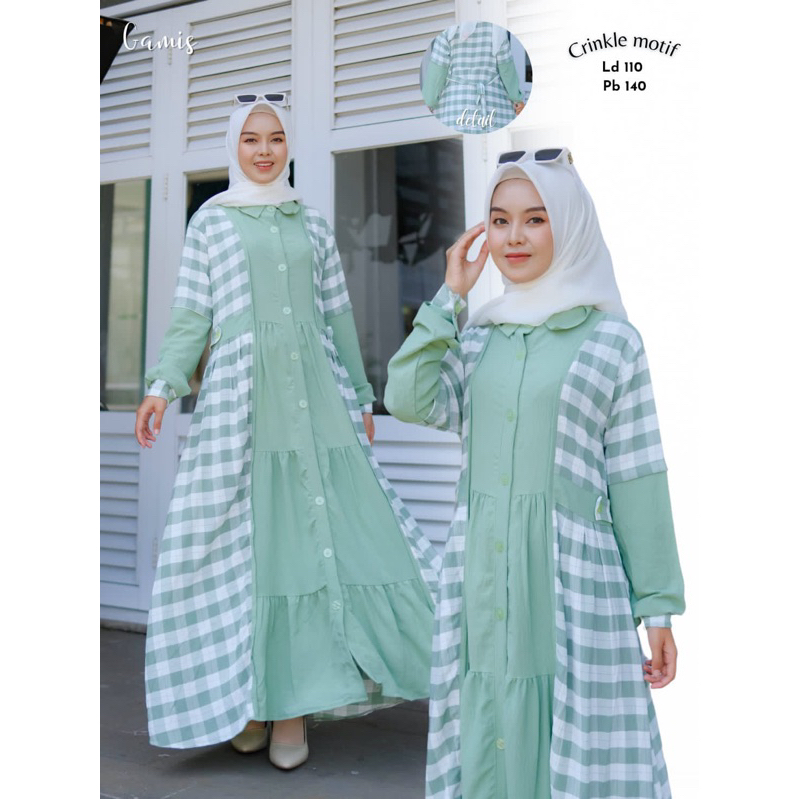 [COD] Dikana Maxy | gamis cringkle | GAMIS BEST SELLER