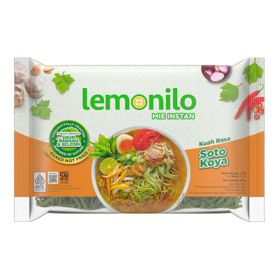 Lemonilo Mie Instan Rasa Soto Koya 60g / Lemonilo Mie Instant Kuah Rasa Soto Koya
