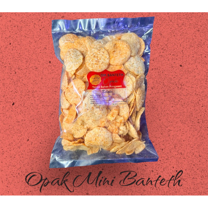 

Keripik Opak Rasa Balado