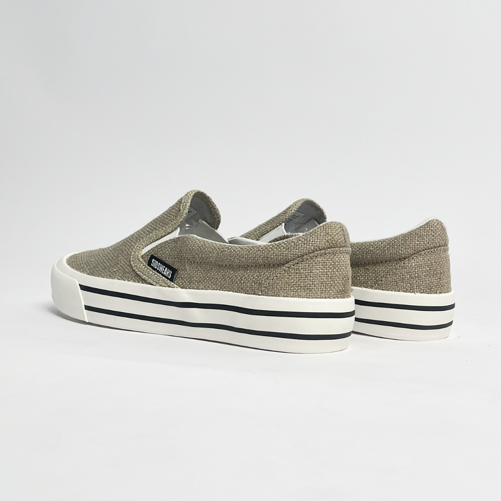 SIDSNEAKS Sepatu Slip On Pria Exelas Goni Sand