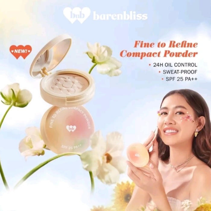 BARENBLISS KOREAN BLOOMATTE FINE TO REFINE COMPACT POWDER SPF 25 PA+++