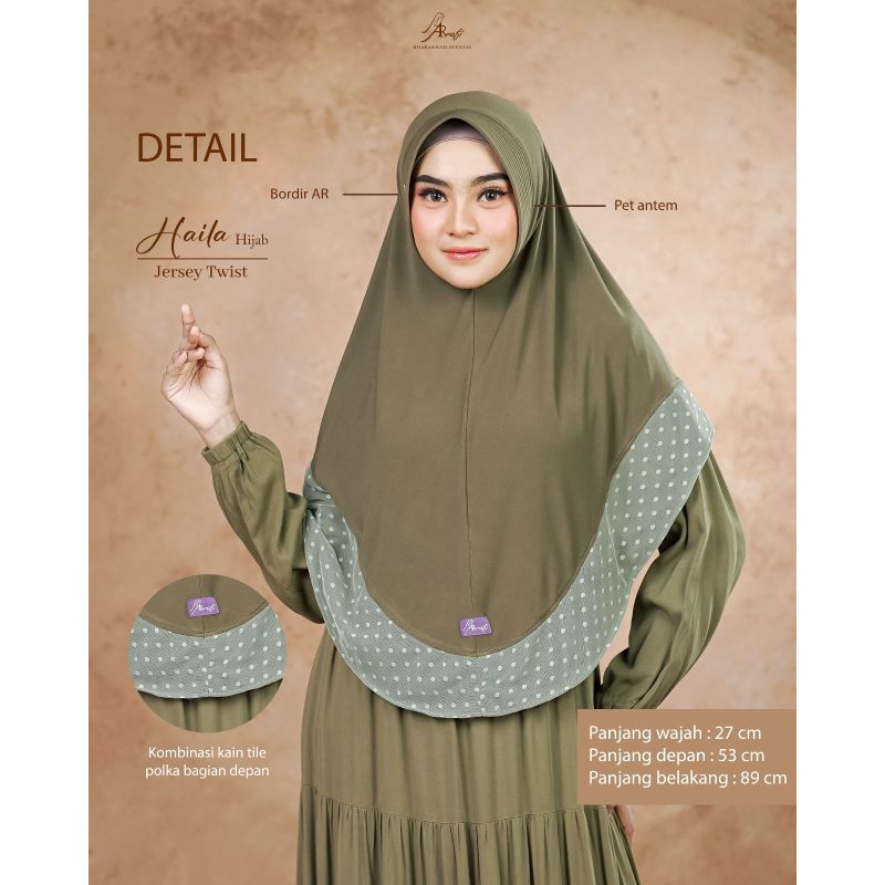 hijab jilbab kerudung bergo terbaru haila hijab wanita cantik arrafi