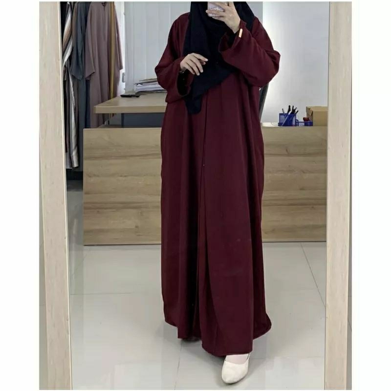 Abaya Fatiranisa /Basic Abaya Turki Polos  Remaja Busui Premium  Size  M   L   XL    XXL