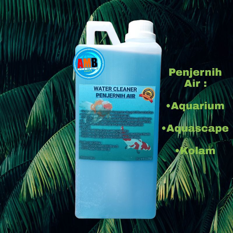 Penjernih Air Aquarium/ penjernih air kolam ikan/1liter