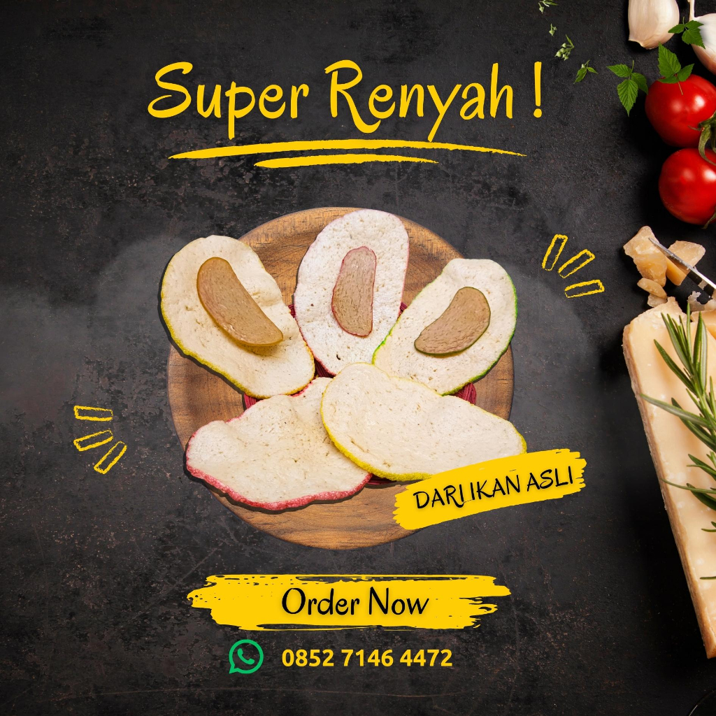 

HABIS - Kerupuk Ikan Tamban Mentah - Kerupok Ikan TAMBAN ASLI Tanjung Pinang Pulau Bintan Kepulauan Riau