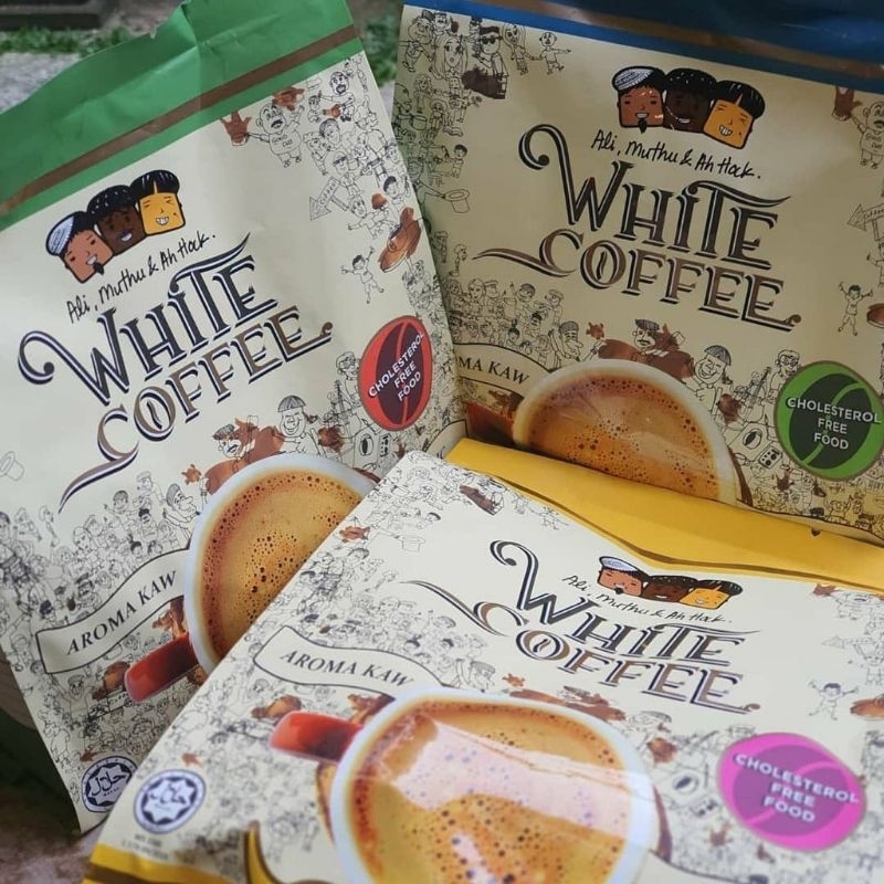 

READY 20 MEI | WHITE COFFEE ALI MUTHU & AH HOCK HALAL