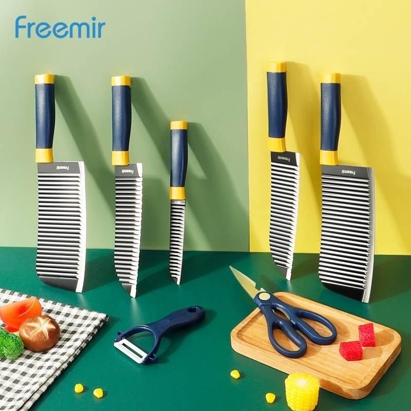 Freemir Pisau Set Bergelombang