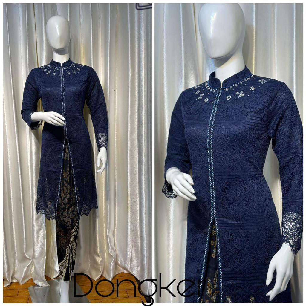 Kebaya Angelia / Kebaya Modern / Kutu Baru Payet Bagian Dada / Resleting di Depan / Kebaya Terbaru / OOTD Kekinian / Seragama Pesta Wisuda Nikahan / Busui Friendly