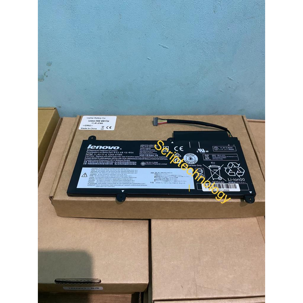 Baterai Batre Battery Laptop Original Lenovo Thinkpad E455 E450 E450c E460 E460c