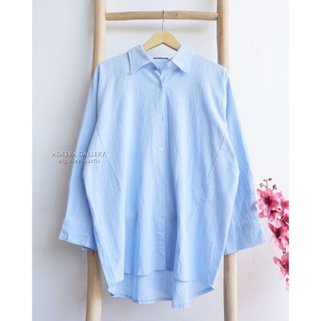ADEEVA Basic Kemeja Oversize Jumbo