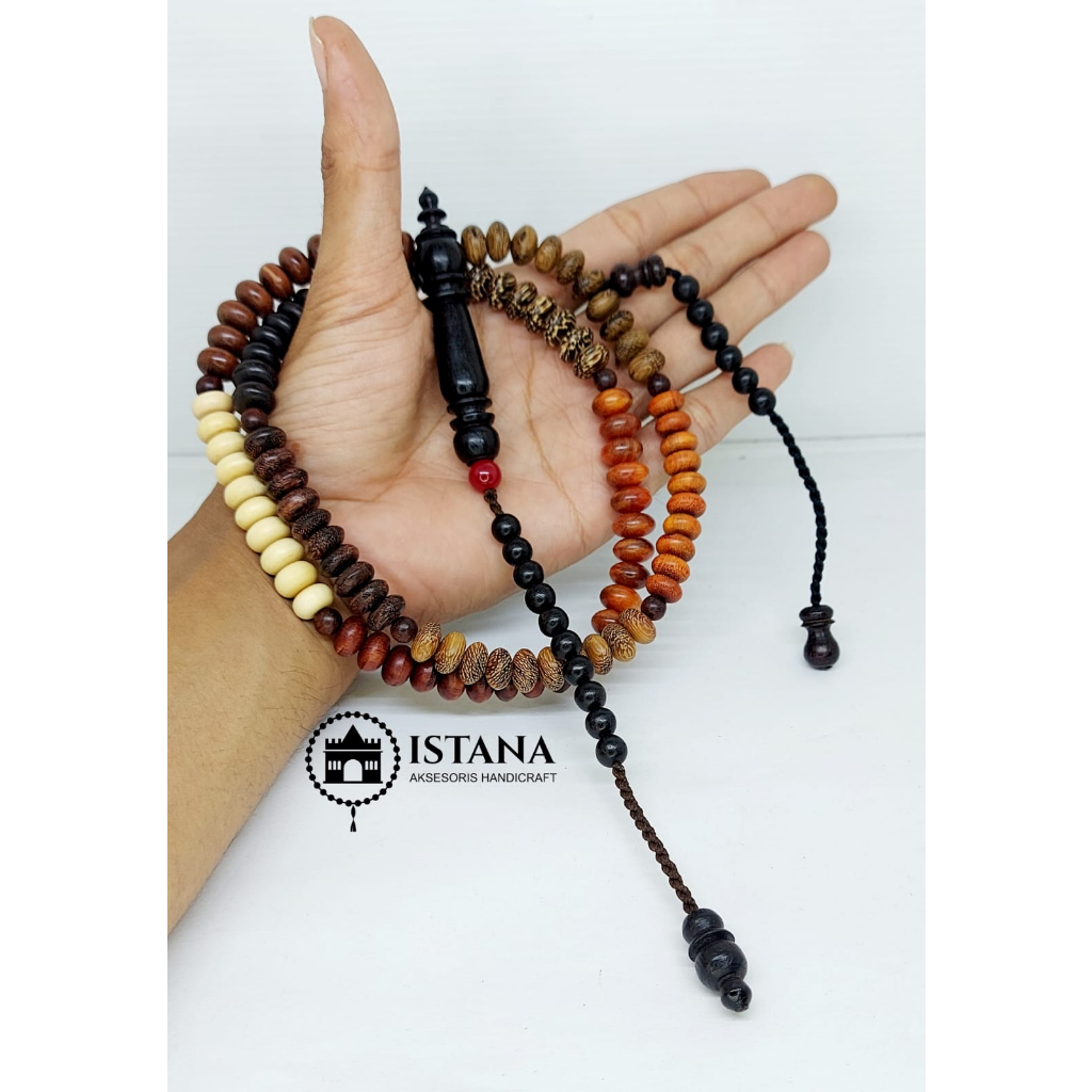 Tasbih kayu bertuah kombinasi