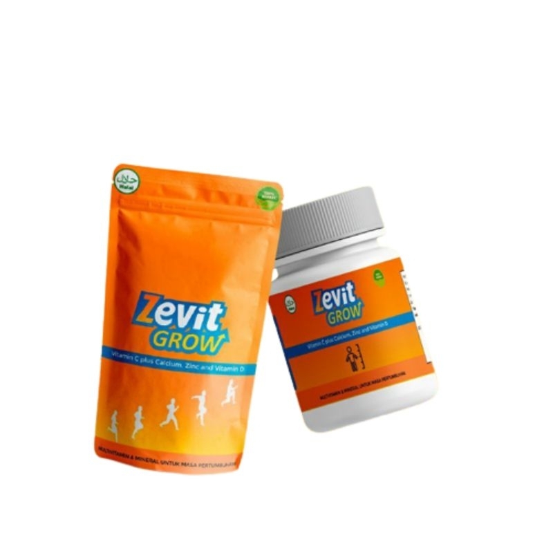 [TERLARIS] ZEVIT GROW PENINGGI BADAN OROGINAL 100% | KAPSUL DAN SUSU | PENAMBAH TINGGI BADAN TERBAIK