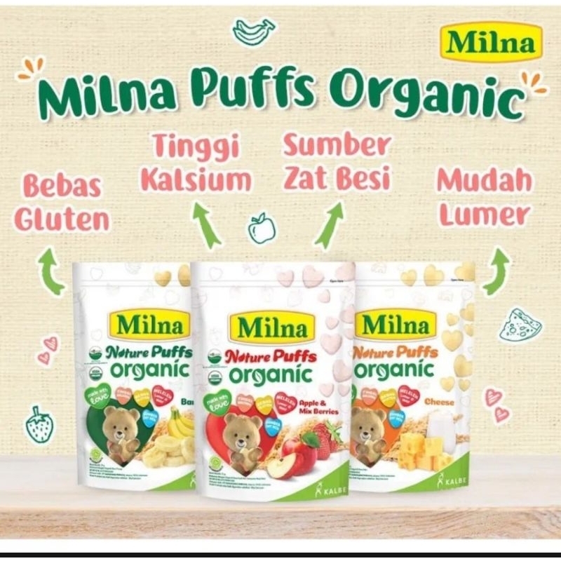 MILNA Nature Puff Organic Pouch 15gr