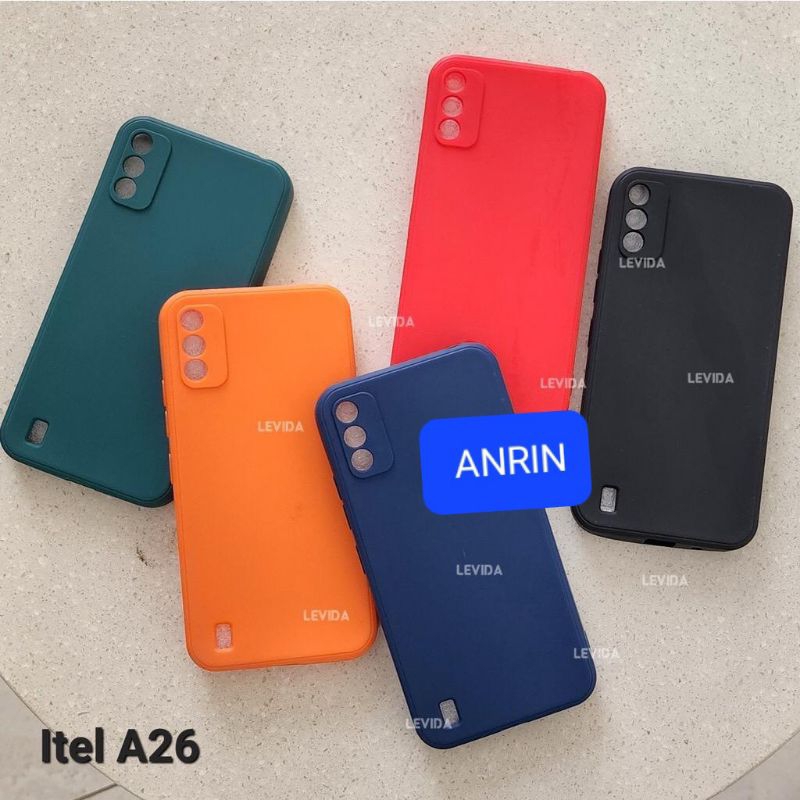 ITEL A26 A37 CASE MACARON SQUARE ANTI NODA CASING SOFTCASE SILIKON