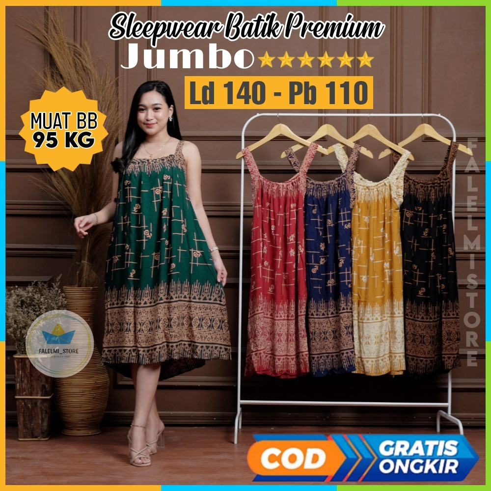 Sleepwear Sexy Jumbo Ld 130 Baju Tidur Sexy Wanita Jumbo Daster Sexy Wanita Yukensi Tali Satu Jumbo 