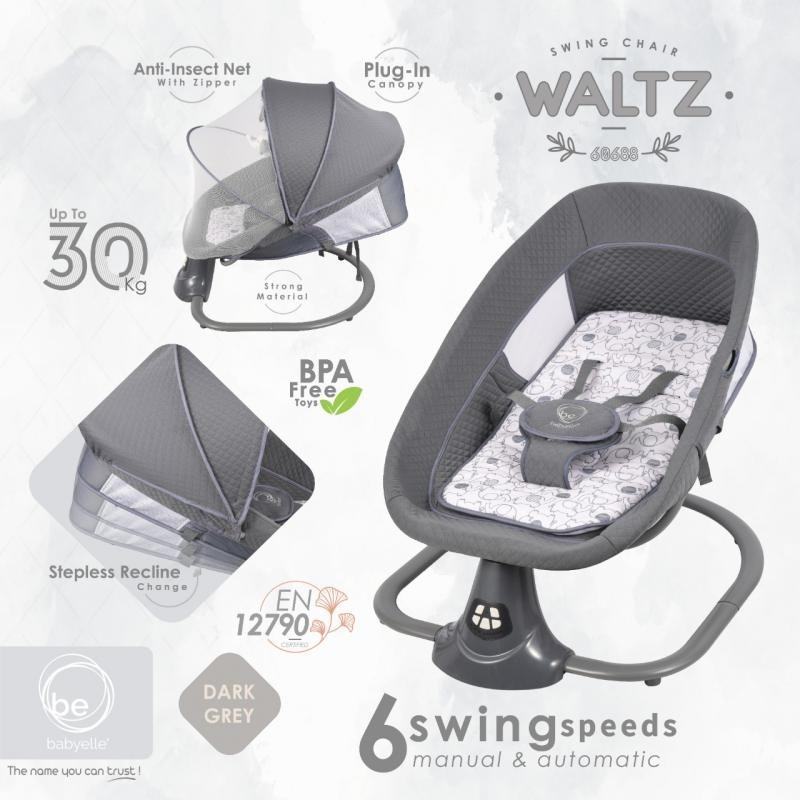 Preloved Ayunan Bayi Babyelle–WALTZ Automatic & Manual BabySwingChair