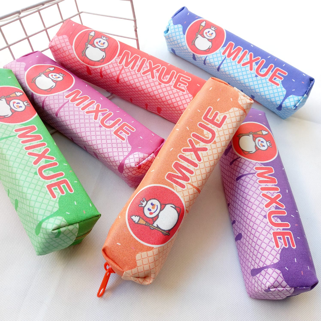 

Kotak Pensil Mixue Mini Pencil Case Tepak Pensil Motif Mixue