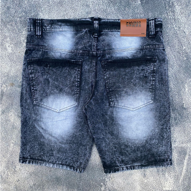 Celana Jeans Pendek Pria Sobek-sobek Original Palmas