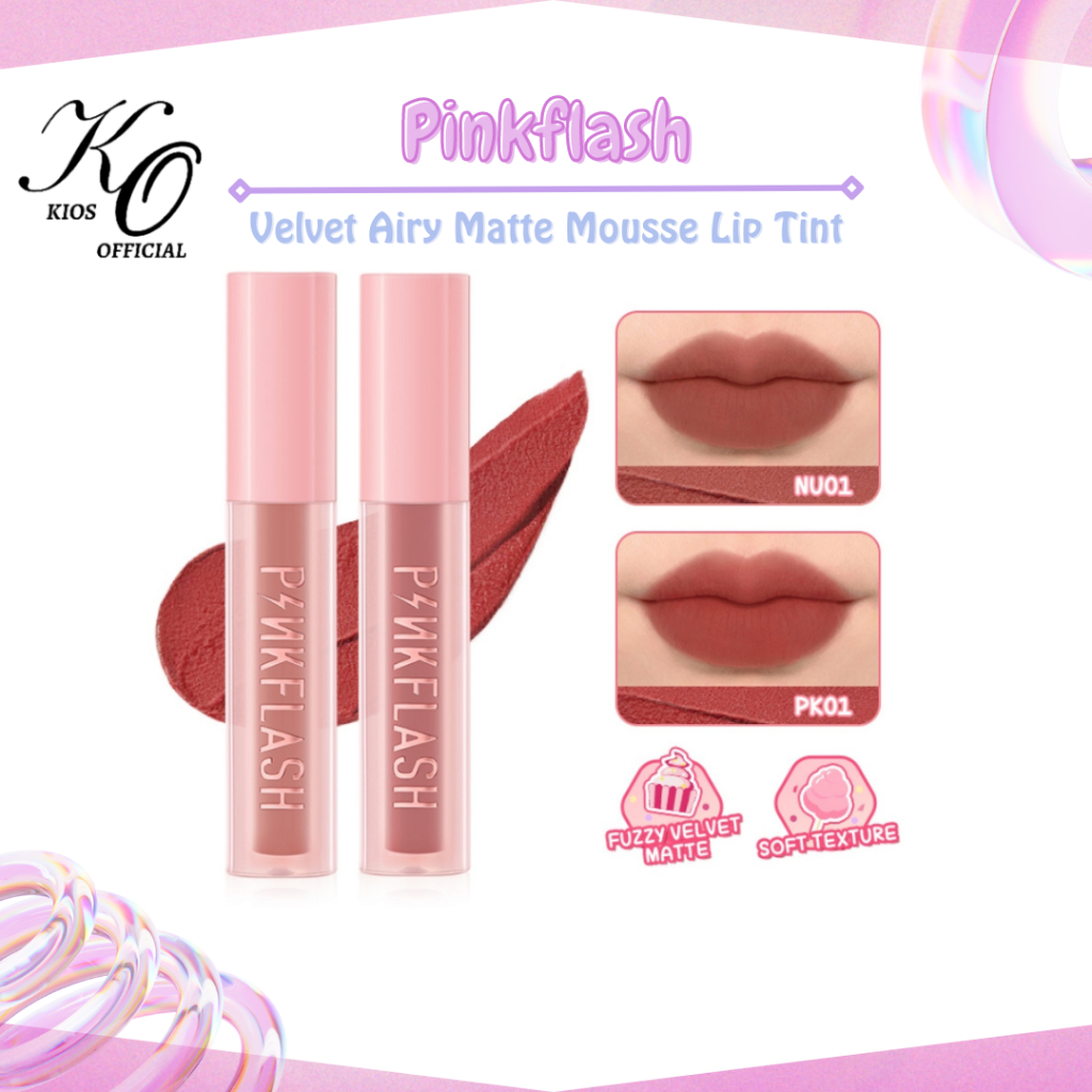 Pinkflash Velvet Airy Matte Mousse Lip Tint