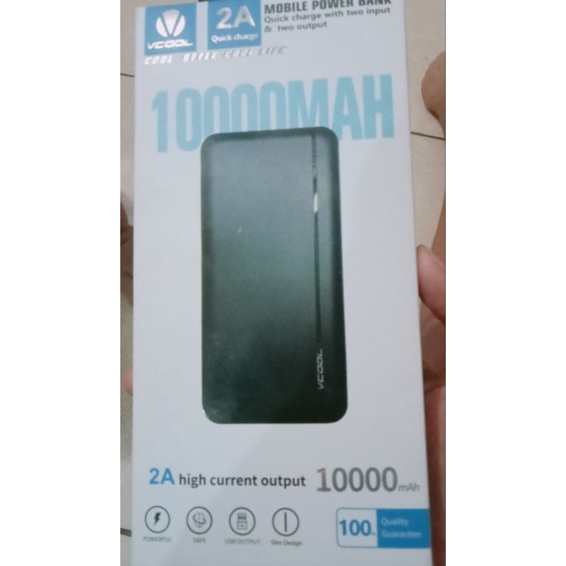 power bank vcool 10000 mah fast charging