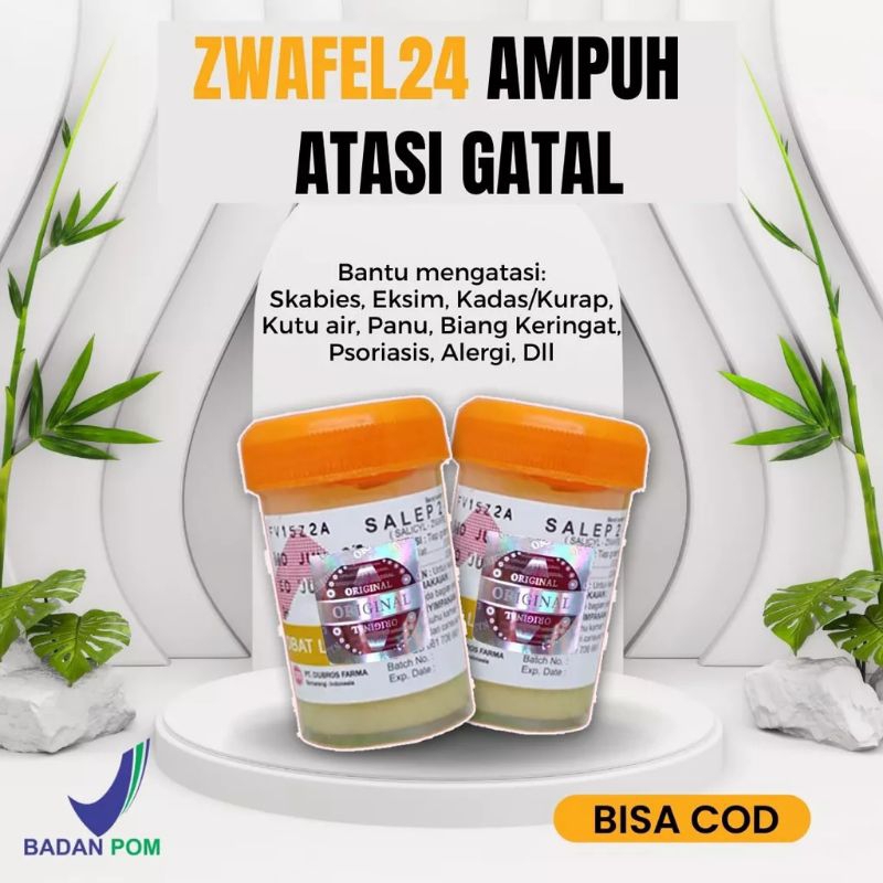 SALEP GATAL ZWAFEL 24/SALEP OBAT GATAL KULIT ALERGI