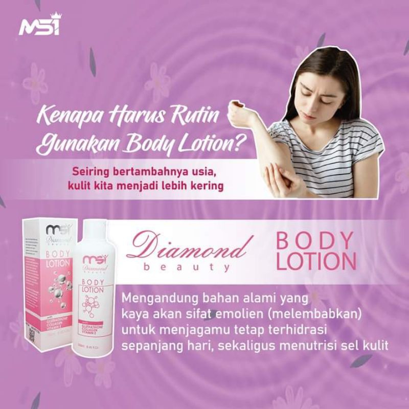 BODY LOTION MSI 100% ORI (multifungsi)