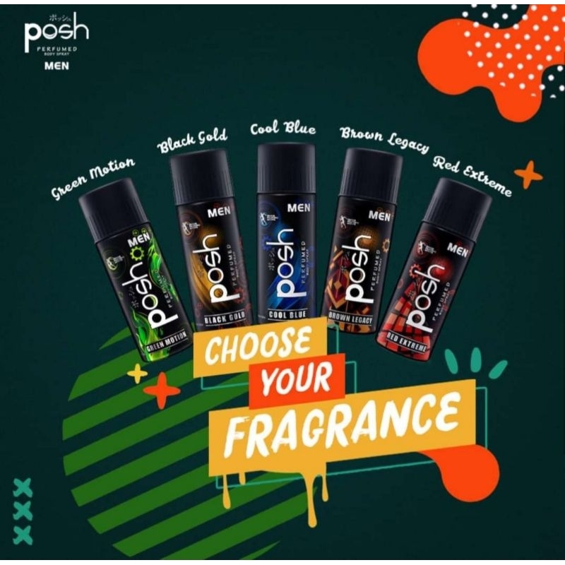 POSH MEN 150ml / Minyak Wangi POSH