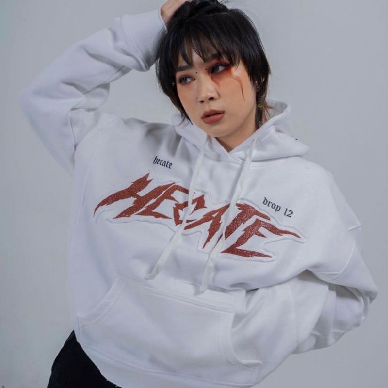 Hecate White Blood Hoodie USS