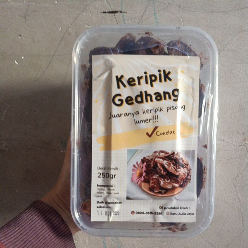 

Keripik Gedhang cokelat