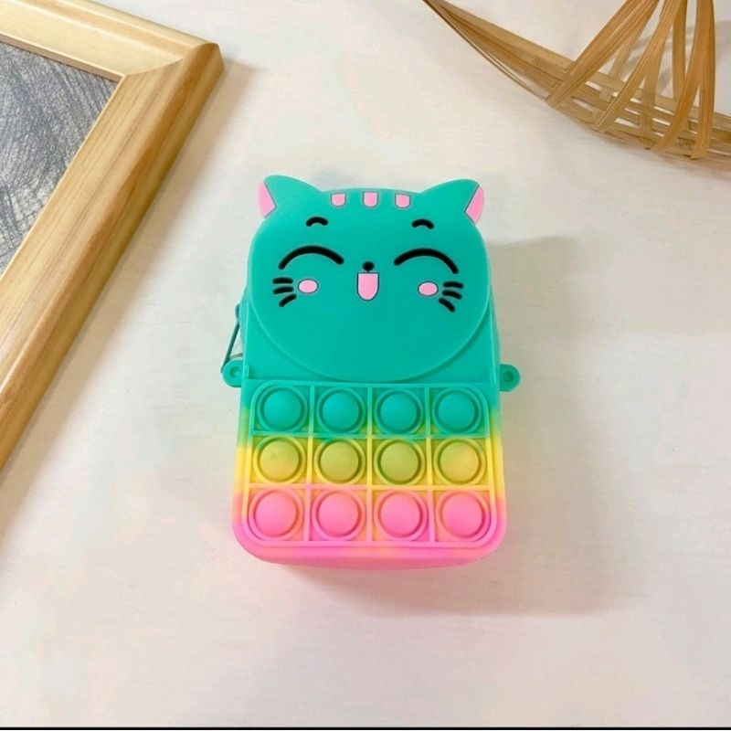 tas pop it premium kucing