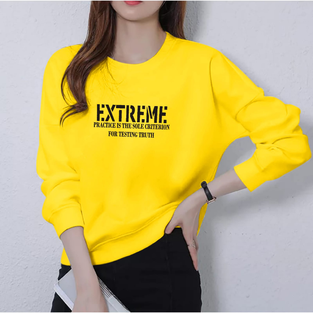 ATASAN TRENDY EXTREME WANITA TERBARU-BAJU DISTRO CEWEK KEREN LENGAN PANJANG MASA KINI DAN TERLARIS