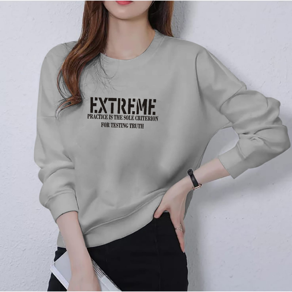 ATASAN TRENDY EXTREME WANITA TERBARU-BAJU DISTRO CEWEK KEREN LENGAN PANJANG MASA KINI DAN TERLARIS