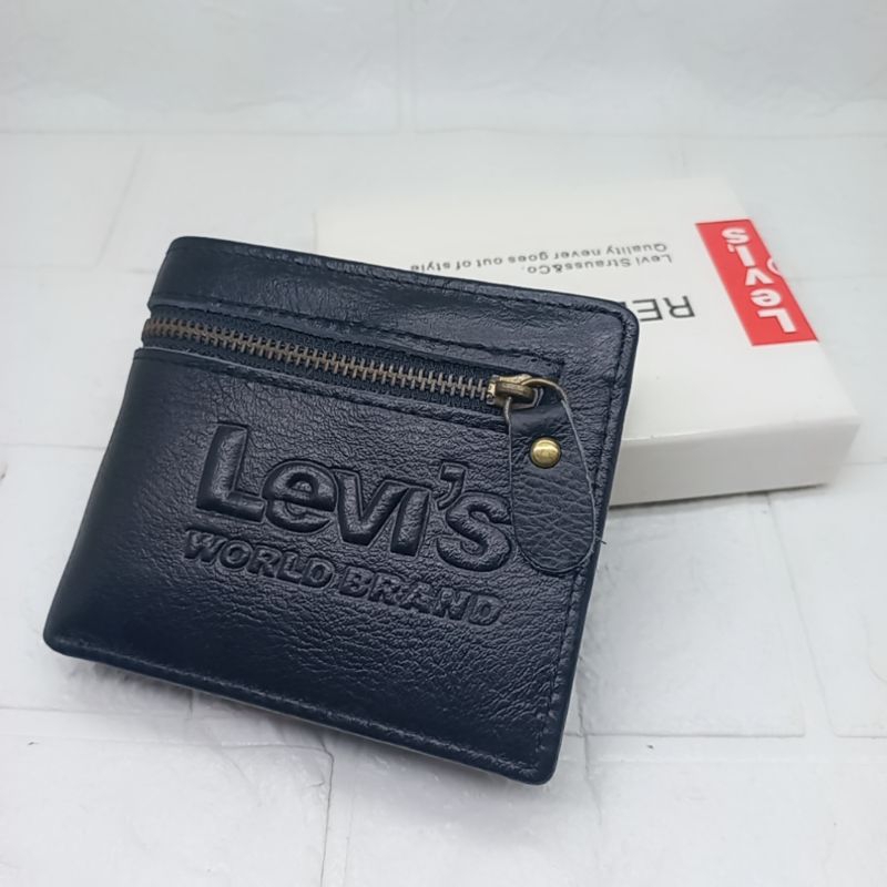 DOMPET KULIT ASLI RESLETING LUAR DOMPET PRIA KULIT ASLI
