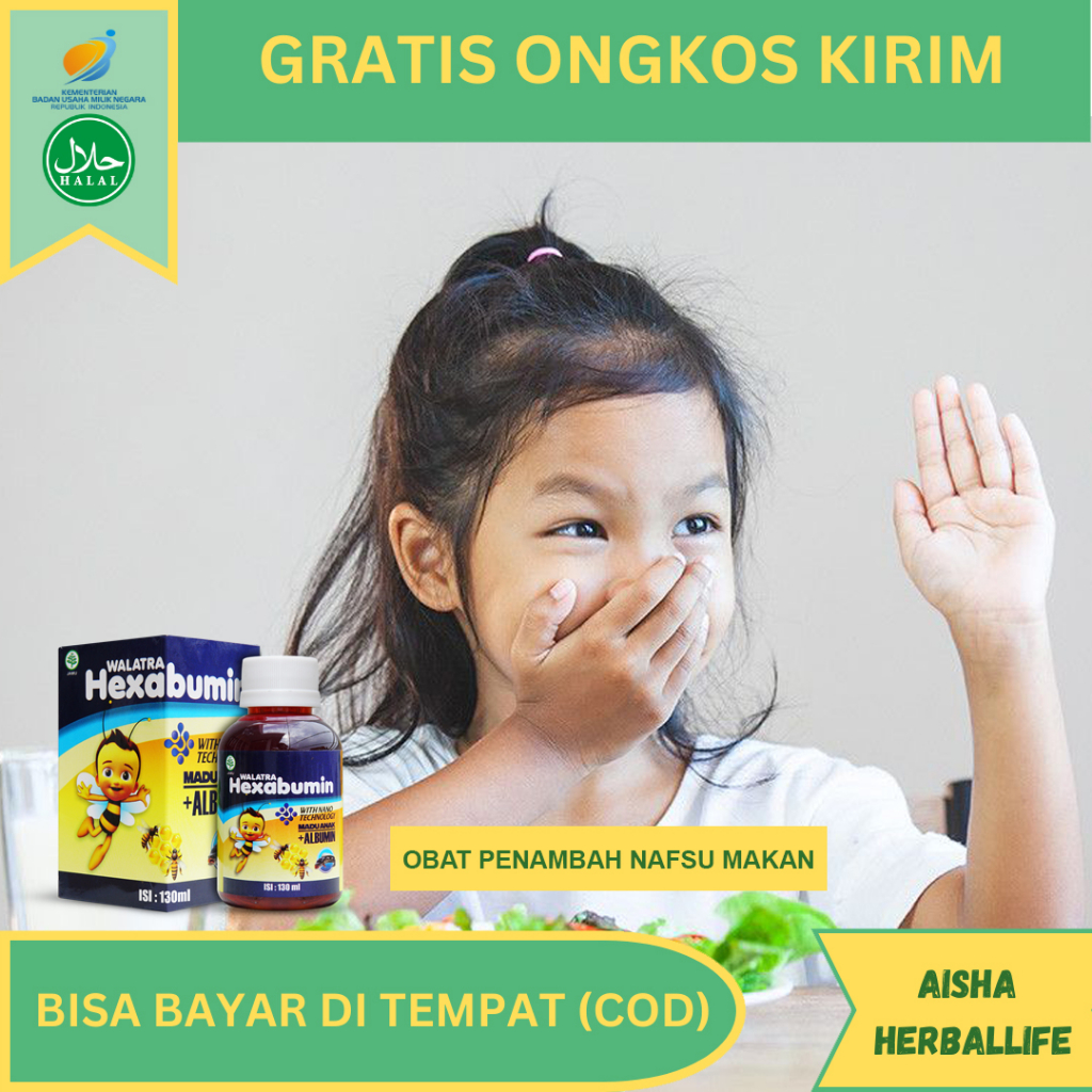 

Obat Penambah Nafsu Makan-Vitamin Madu Anak-Hexabumin