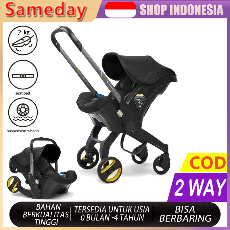 FLYBB Stroller Baby - Kereta Dorong Anak Bayi Carseat Carsit Travel Newborn Transformable  Infant Car Seat