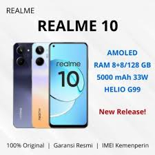 HP REALME 10 4G RAM 8/256GB RAM 8/128GB | REALME10 4G RAM 4/128GB GARANSI RESMI