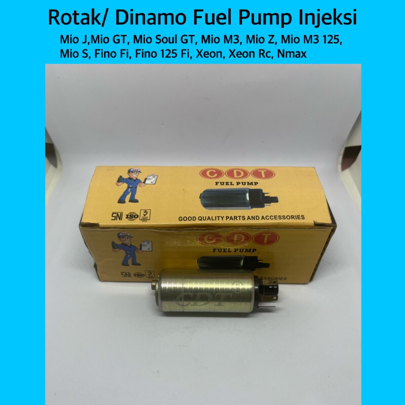 ROTAK ROTAX DINAMO FUEL PUMP MIO J MIO M3 VIXION NVL R15 AEROX NMAX JUPITER MX KING XRIDE SOUL GT 12