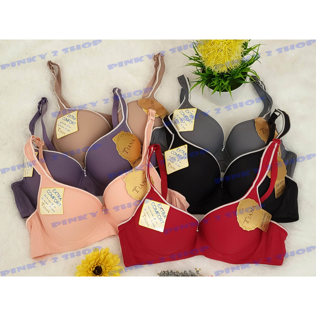 BRA BH KAWAT POLOS KOMBINASI LIST SIZE 34- 40 KAIT 2