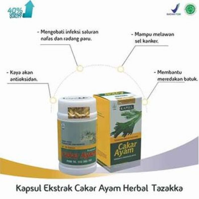 

Cakar Ayam 60 Kapsul Tazakka