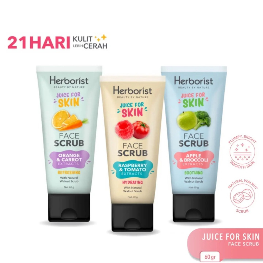 Herborist Juice For Skin Face Scrub - 60gr